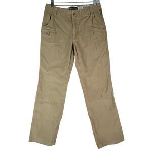 Columbia Pants Womens 8 Regular (30x30) Brown Corduroy Straight Leg Mid-rise